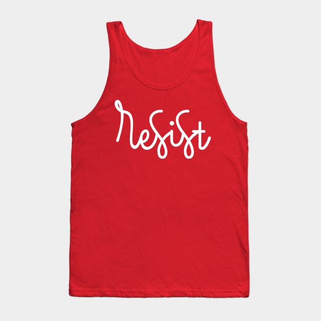 Resist Tank Top by e2productions